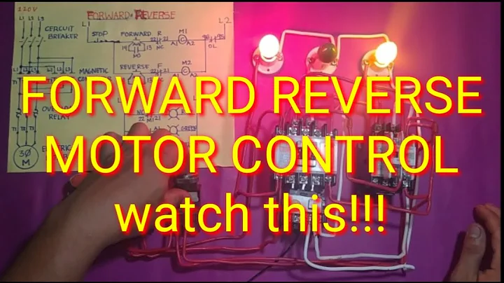 FORWARD REVERSE MOTOR CONTROL WIRING   (TAGALOG)