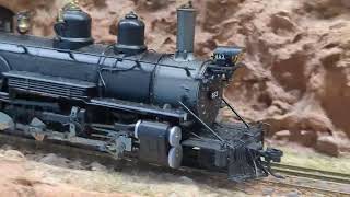 No.463 comes out of a tunnel