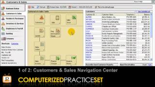 Peachtree accounting tutorial: Customers & Sales