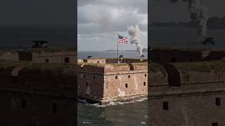 Battle of Fort Sumter. April 12-13, 1861. AI Video.