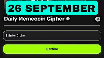 Memes Lab Bot Daily Cipher Today 26 September | Memes Lab Cipher Code Today | Daily Memecoin Cipher