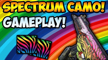 Call of Duty Ghosts - "SPECTRUM" Camo Gameplay & How to get Spectrum Secret Camo!