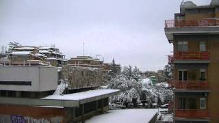 Neve a roma - 4 febbraio 2012 timelapse effect