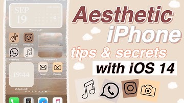 Aesthetic iPhone Customization with iOS 14! // Widgets & Shortcuts