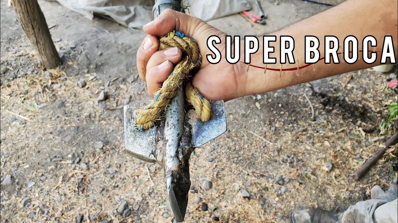UTILIZA Broca para excavar pozo artesano manual fácil