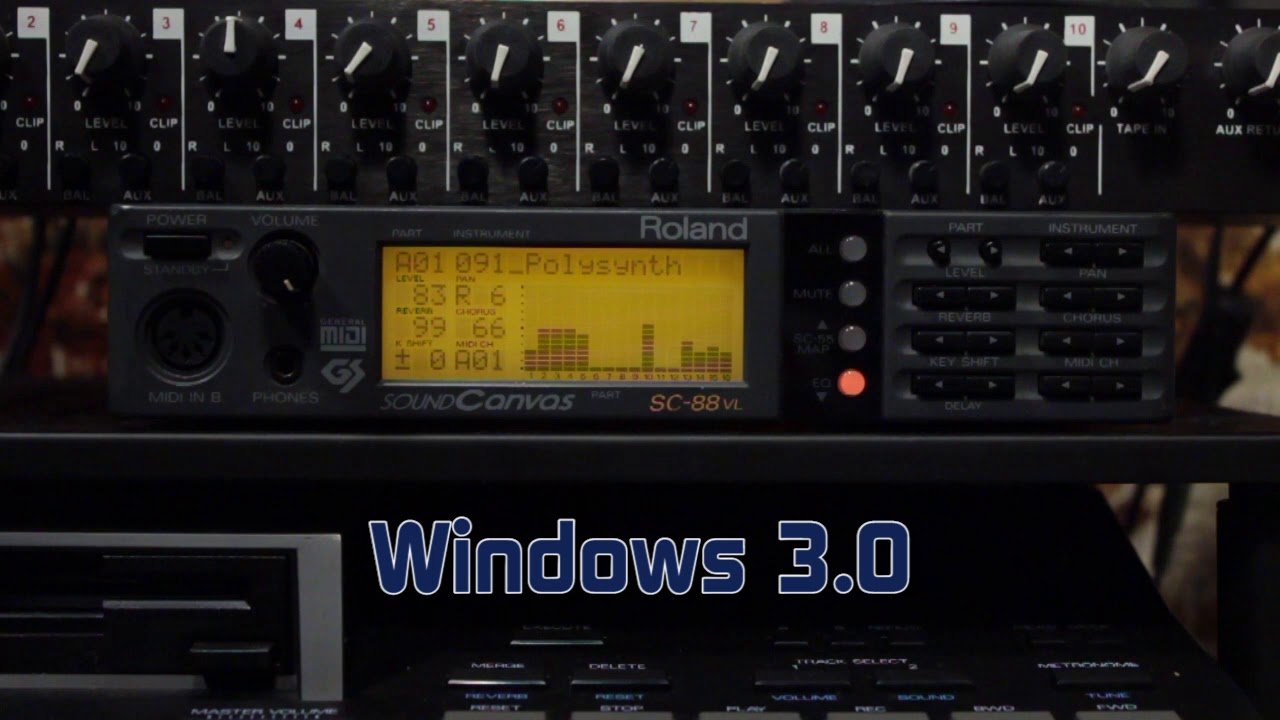 CANYON.MID - Windows 3.0 vs Windows 95 (Roland SC-88)