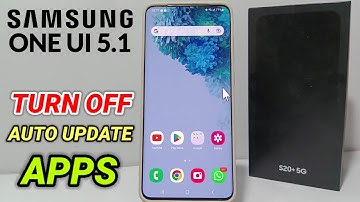 Samsung One Ui 5.1 - How To Stop Auto Update In Play Store