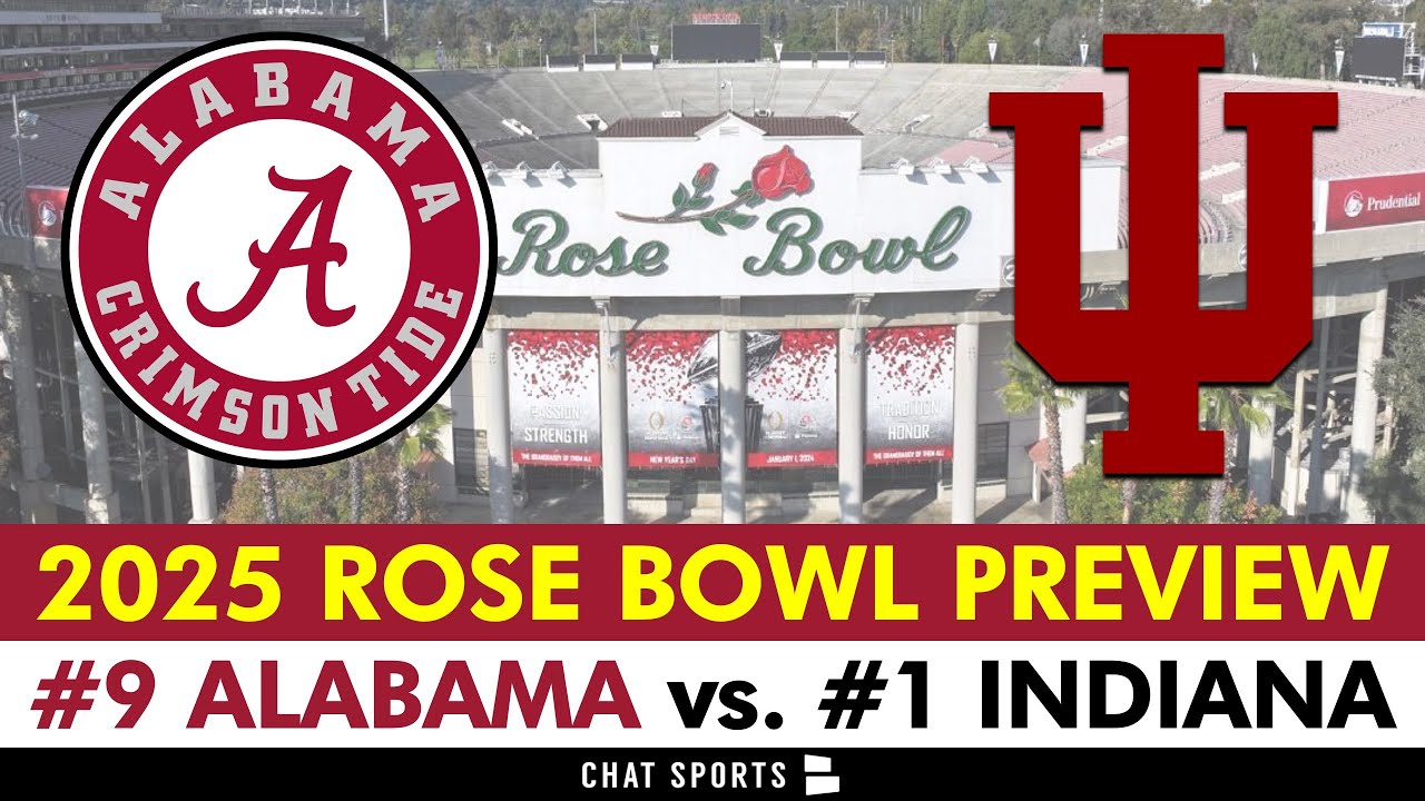 EARLY Alabama vs. Indiana Preview In The Rose Bowl | 2025 College ...