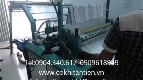 Máy cắt túi PE siêu mỏng khổ 1 mét dài 1 2m chuyển giao thanh công tại bình định