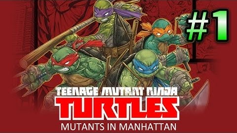 Teenage Mutant Ninja Turtles: Mutants in Manhattan Walkthrough Part 1 - Bebop (4 Player CO-OP)