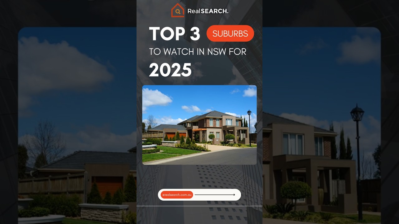 Top 3 suburbs to watch in NSW for 2025 short video 
