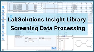 LabSolutions Insight Library Screening Data Processing