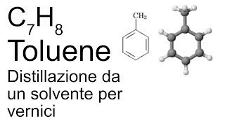Estrazione Toluene Da Un Solvente Per Vernici Nitro Antinebbia