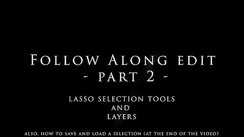 Creating new layers in Photoshop using selections - Part 2: Lasso Selection Tools