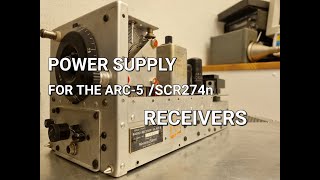 ARC-5/SCR-274n receiver power supply