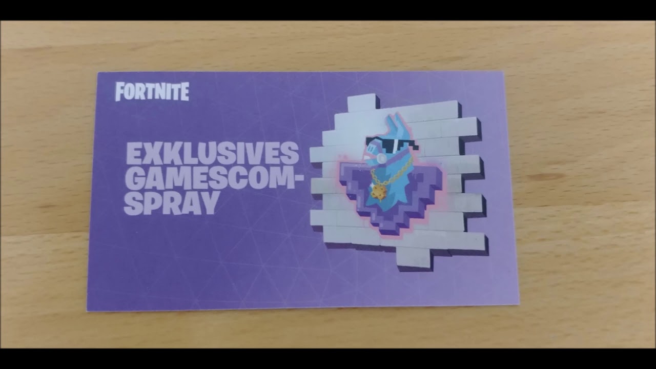 Besuch auf der Gamescom 2018 || EXKLUSIVES FORTNITE GAMESCOM SPRAY