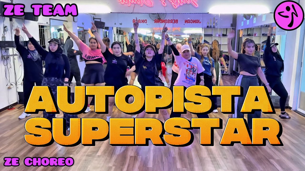AUTOPISTA SUPERSTAR ➖ AMIRA SYAHIRA FT. SMOKEY / ZUMBA / DANCE WORKOUT / VIRAL TIKTOK / ZE TEAM 🖤💜