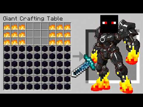 Fiz TODAS as Super Armaduras Gigantes do Minecraft!