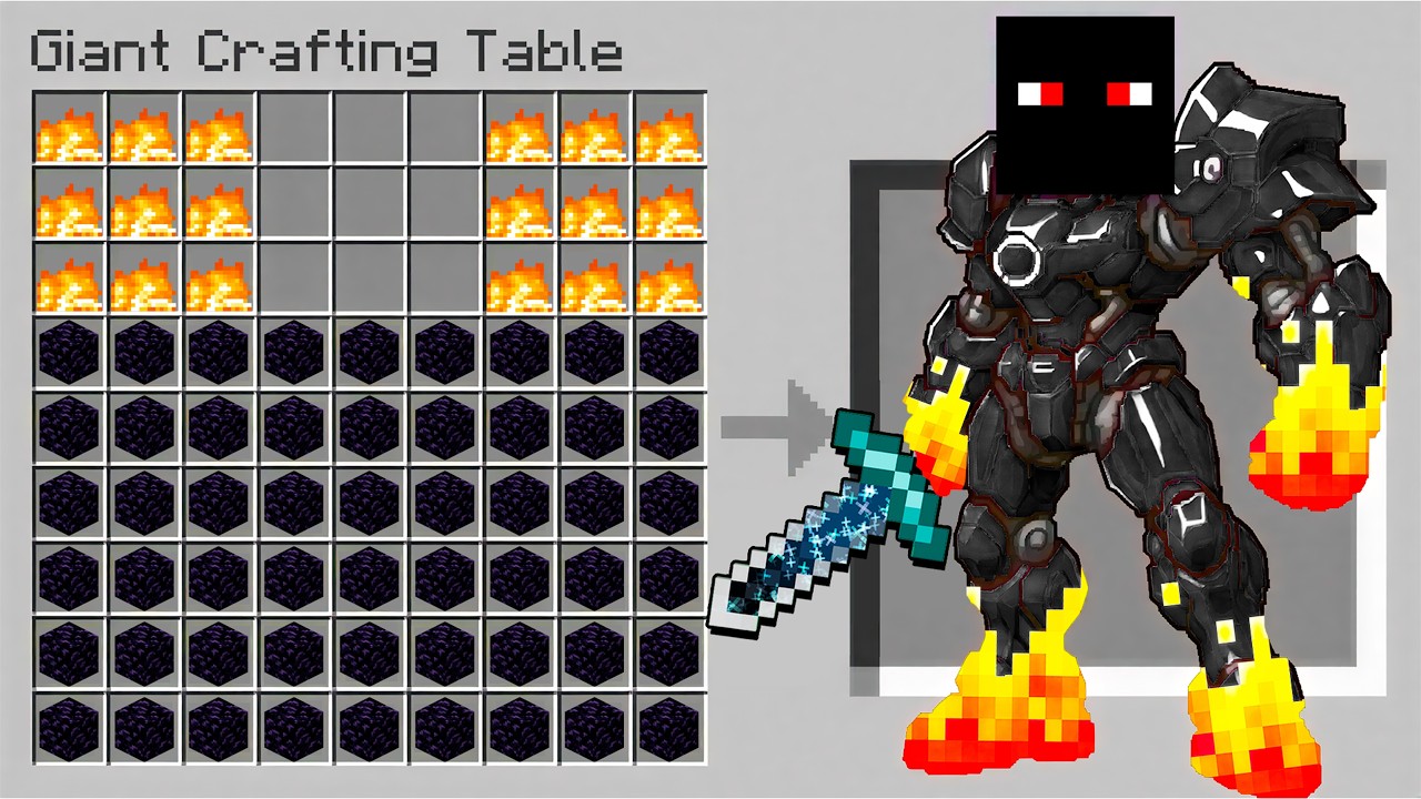 Fiz TODAS as Super Armaduras Gigantes do Minecraft!