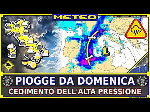 Video METEO – Arriva la Svolta | Depressione Iberica con Piogge Diffuse