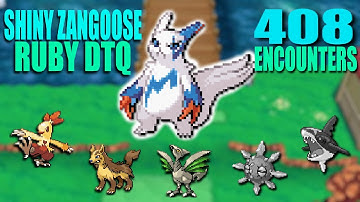 Shiny Zangoose Was Eager To Join... (Ruby DTQ)