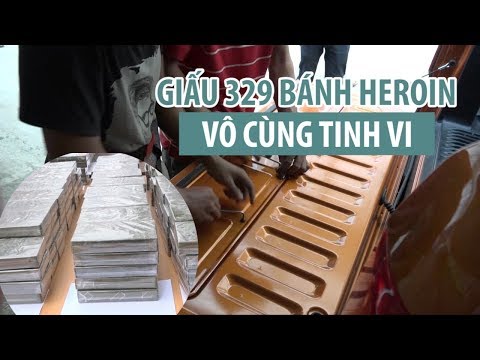 Video Toàn cảnh vụ 329 bánh heroin giấu trên xe bán tải - youtube