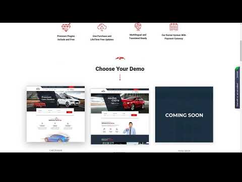 Revus Automotive Car Rental Wordpress Theme