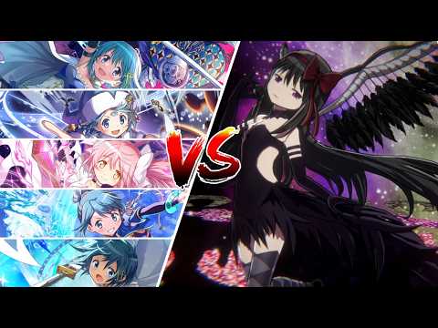 Madokami and The Sayaka Corps vs. Devil Homura Score Attack Boss ~ Magia Exedra