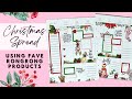 PLAN WITH ME | CHRISTMAS SPREAD USING MY TOP 5 RONGRONG PRODUCTS | @