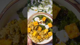 Paneer Spinach Quinoa Bowl 🍚🥬    #paneer #weightloss #highprotein #spinach #quinoa