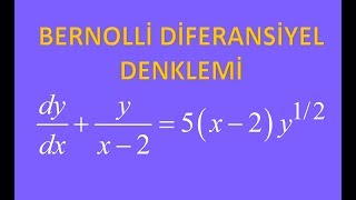 Bernolli̇ Di̇feransi̇yel Denklemi̇ 1