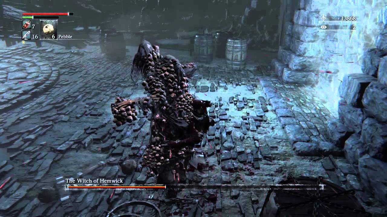 Bloodborne Witch Of Hemwick Easy Kill Youtube