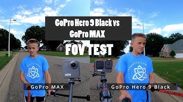 GoPro Hero 9 Black vs GoPro MAX // FOV TEST