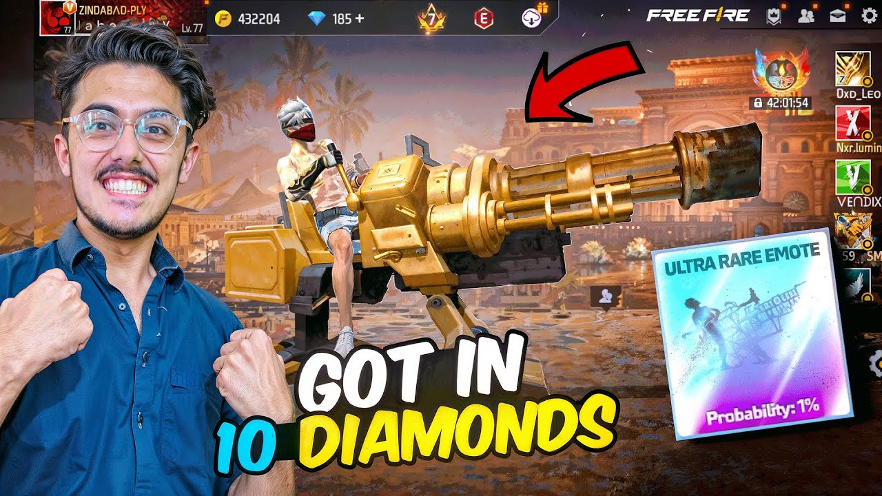 Unlocking New Ultra Rare Emote in 10 Diamonds [Not Clickbait]