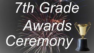 7th Grade Awards