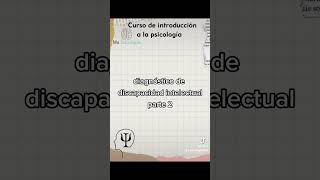 diagnóstico de discapacidad intelectual pt2 #psicología #trastornosmentales #dislexia #terapia