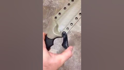 Pivot Locking Kydex Sheath.