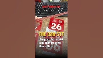 Làm số thứ tự bàn có mã QRcode in UV trong 3li cắt CNC cho quán phở - In Kỹ Thuật Số Since 2006