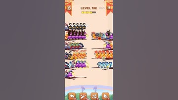 BIRD SORT 2 COLOR PUZZLE GAME🐦      LEVEL 132