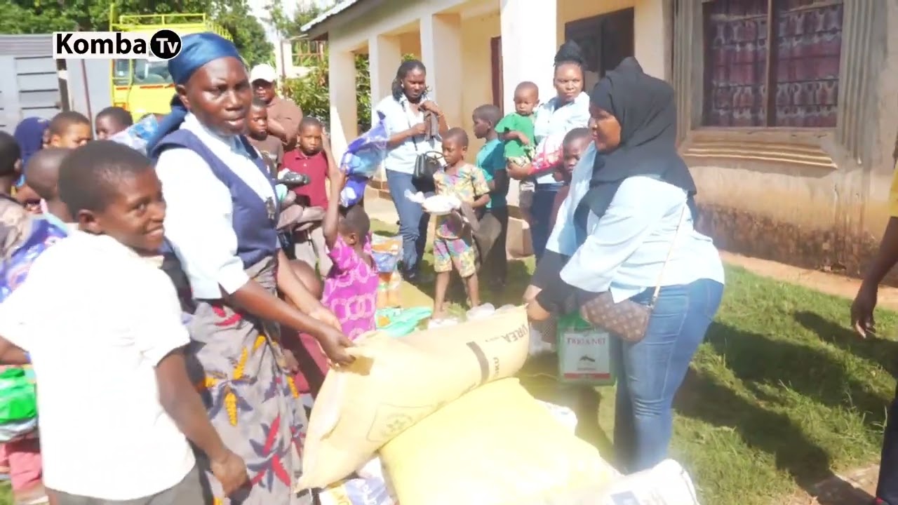 WANAWAKE WA TANESCO RUVUMA WALETA FARAJA KWA WATOTO YATIMA KWA KUTOA MSAADA, KITUO NYUMBA YA UPENDO