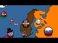 History of Scandinavia 1900-2022 [Countryballs]