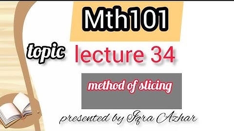 mth 101 short lecture 34 |#mth101  #34