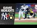 Yankees vs brewers game highlights 42824  mlb highlights