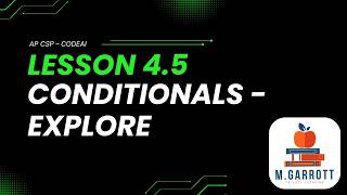 Unit 4 Lesson 5 – CodeAI CS Principles