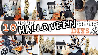 10 QUICK & EASY HALLOWEEN DIYS | Spooky Home Decor You Can Make Last Minute For Halloween In 2021!