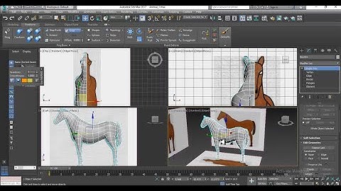 3Dsmax Tutorials, How to Model a 3D Horse from Scratch in 3dsmax (Part 4)