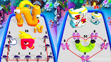 Merge Alphabet Run 3D Math vs Merge Alphabet Lore Hero 3D