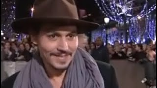 Johnny Depp on winning the Golden Globe