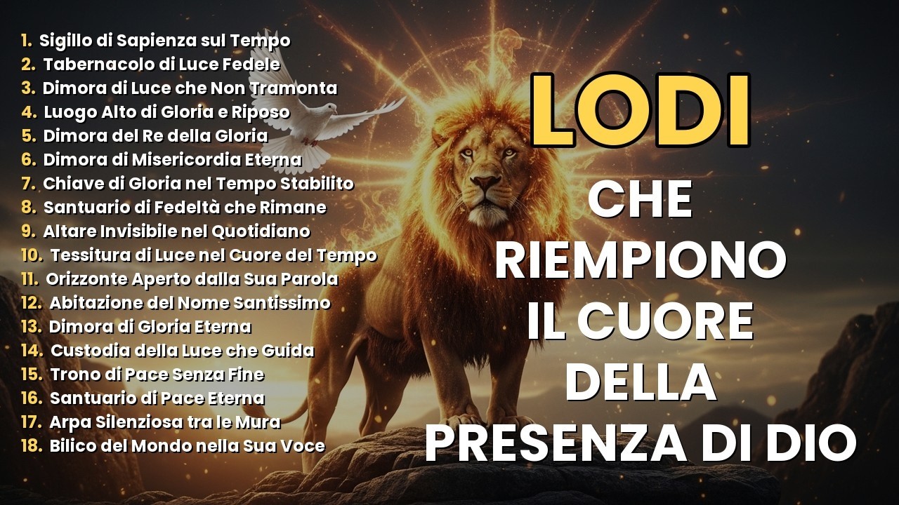 Lodi ✝️ che Rafforzano il Cuore nella Presenza di Dio