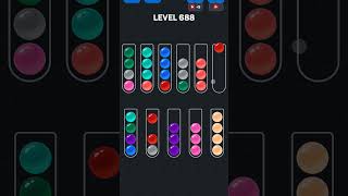 Ball Sort Puzzle nível 688 #games #puzzle #gaming #level #colors #gameplay #pop #automobile